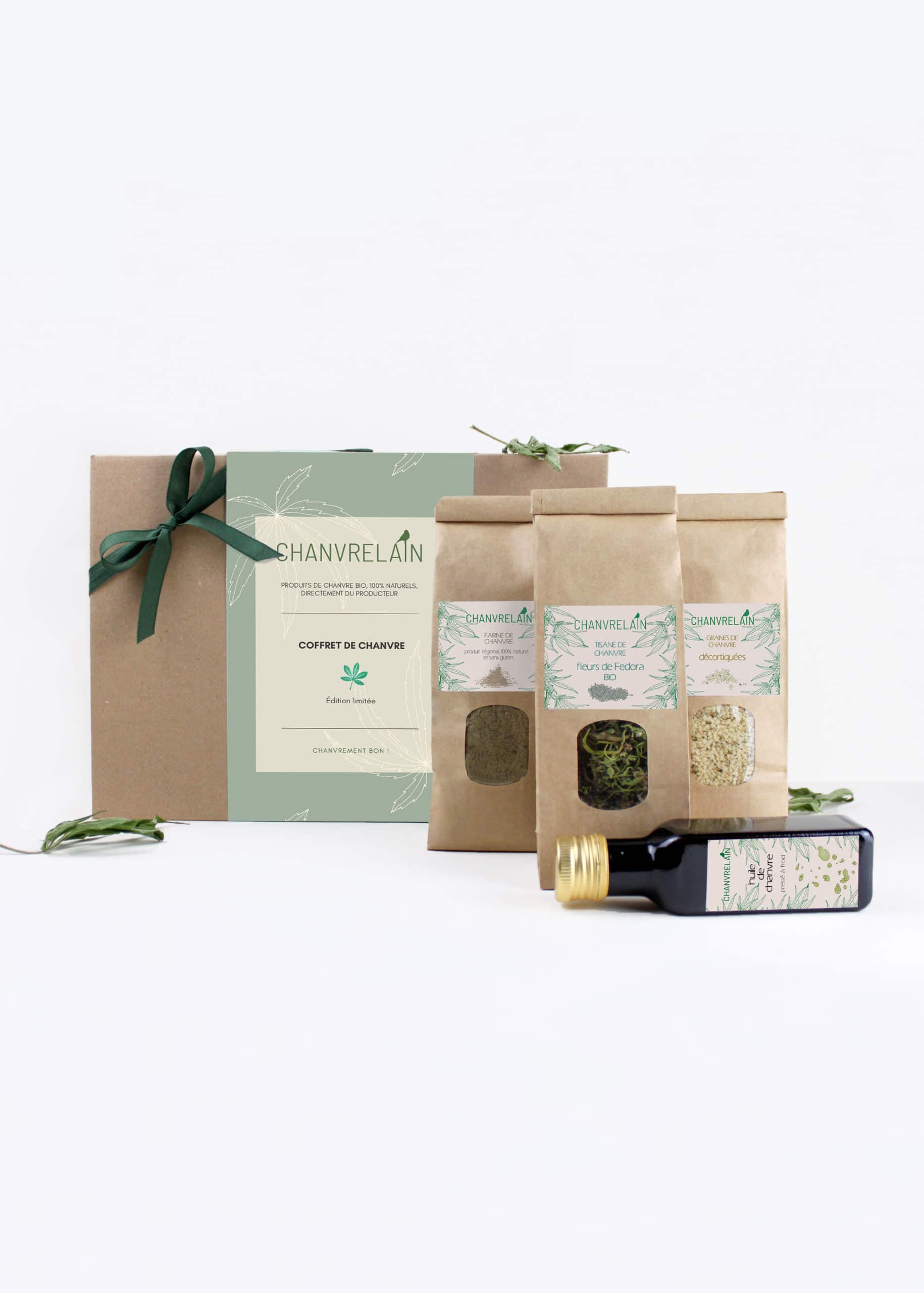 coffret de chanvre cadeaux découverte