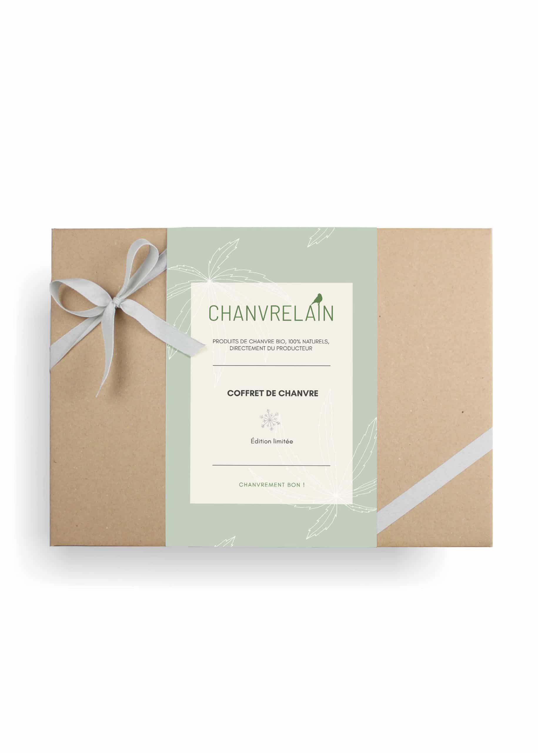 coffret de chanvre cadeaux hiver