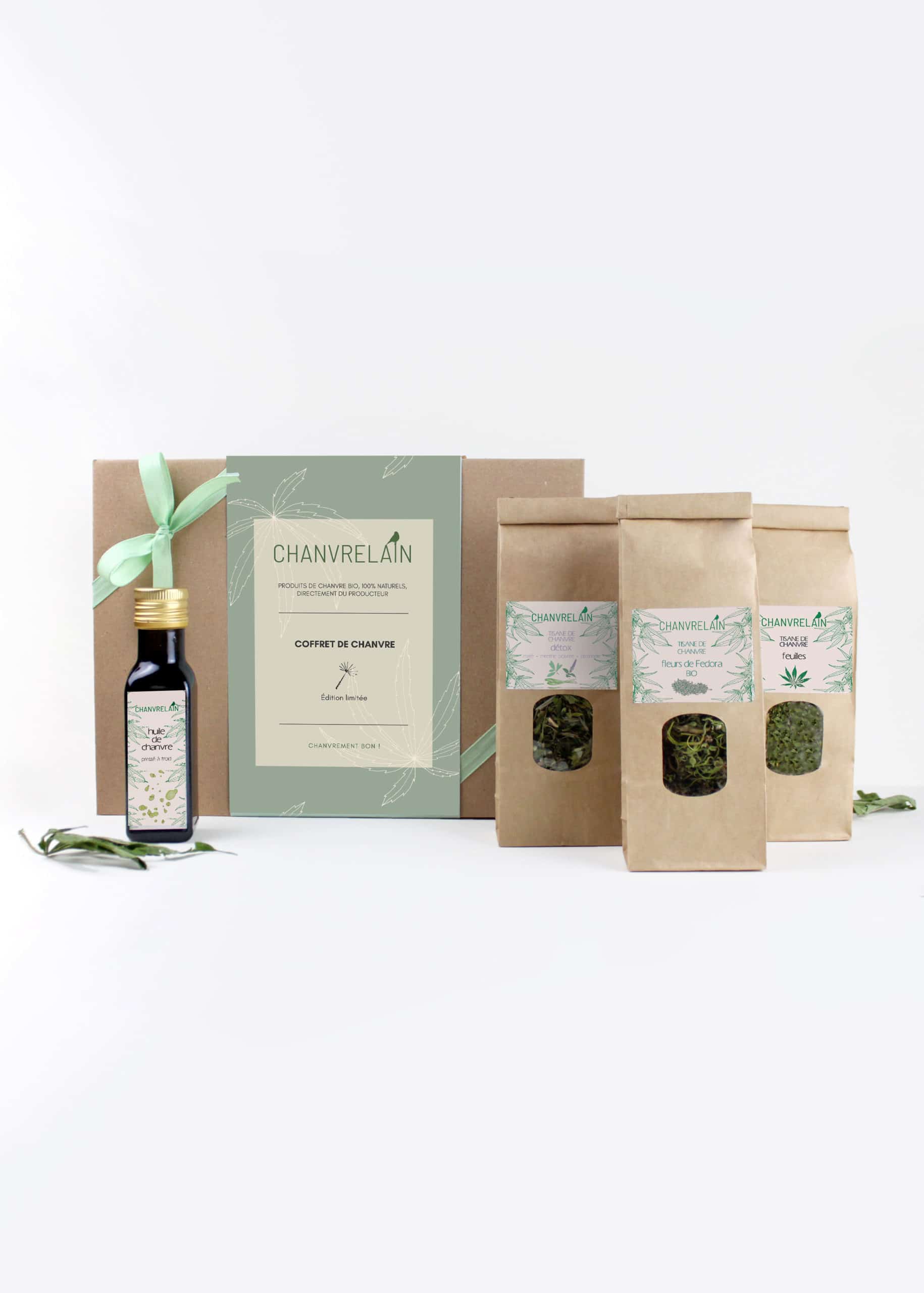 coffret de chanvre cadeaux Hiver