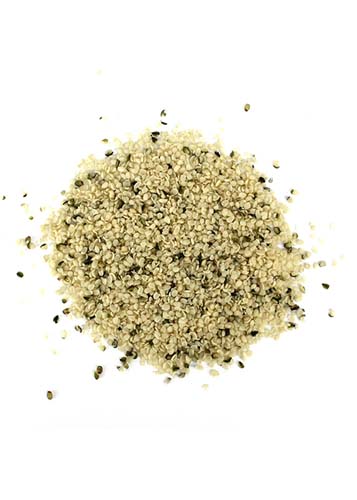 graines de chanvre décortiquées