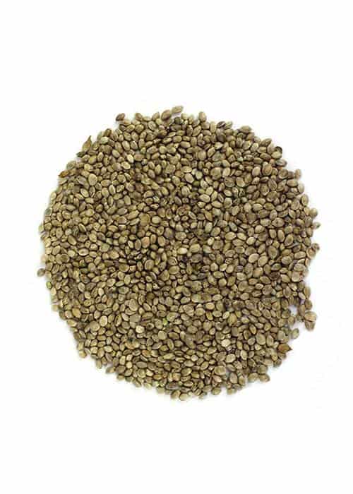 Graines de chanvre salées