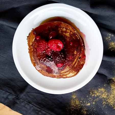 Pancakes vegan à la Protéine de chanvre