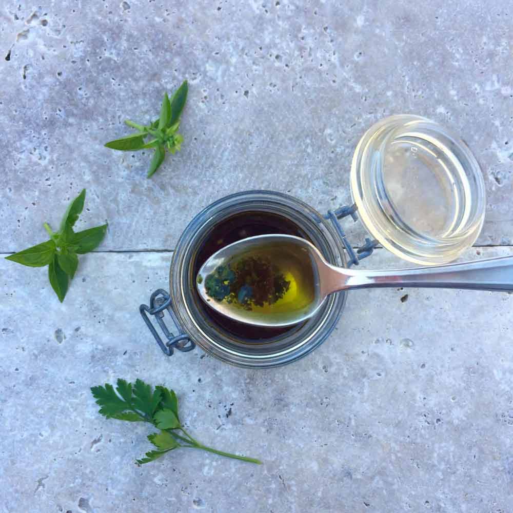 Vinaigrette à l’huile de chanvre