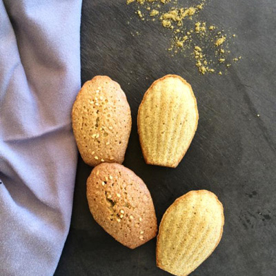 MADELEINES À LA PROTÉINE DE CHANVRE
